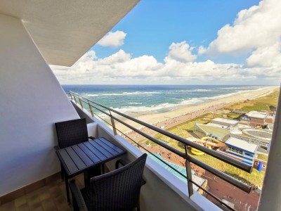 Möblierter Balkon